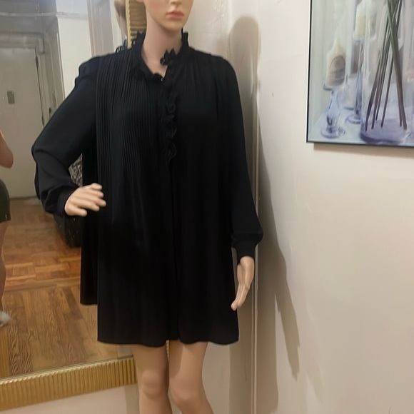 Se’zane Elegant mini Black Dress long sleeve - Picture 12 of 16